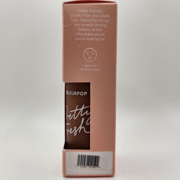 Colourpop Pretty Fresh Hyaluronic Hydrating Foundation Deep Dark 190W 1 fl oz - Picture 2 of 5